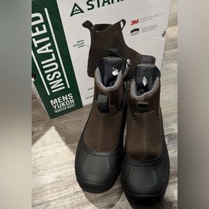 NEW Staheekum Men's Yukon Insulated Winter Boots - Thinsulate Waterproof Brown12